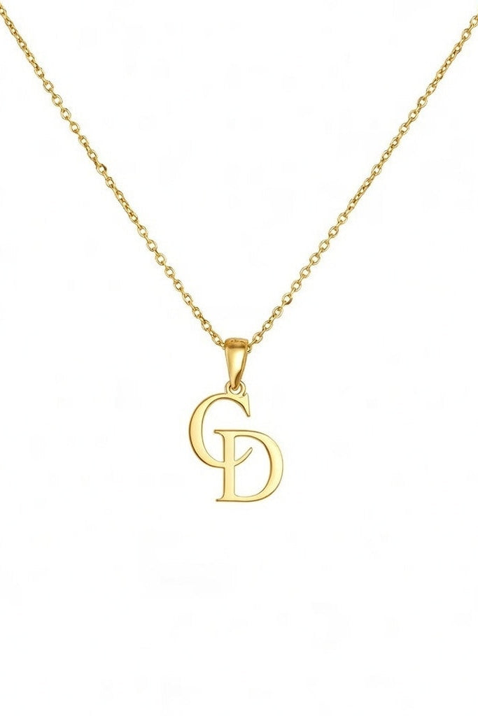 Duo Initialen Kette (Personalisiert)