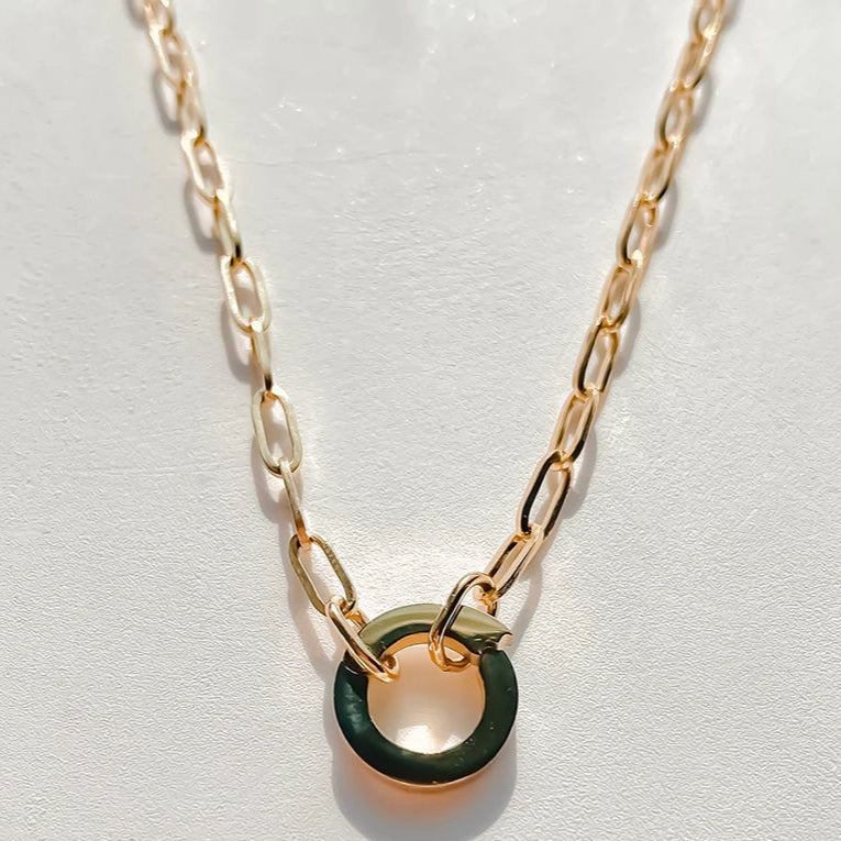 Charm Paperclip Kette