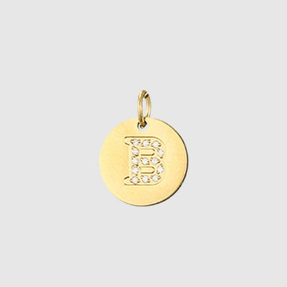 Zirkon Buchstaben Charm
