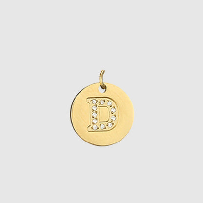 Zirkon Buchstaben Charm