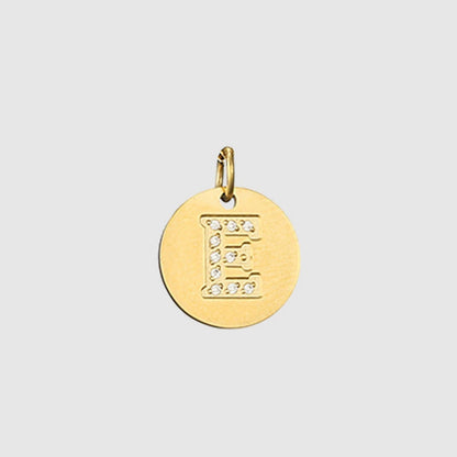 Zirkon Buchstaben Charm