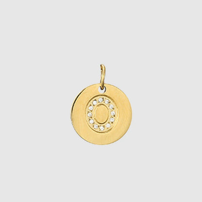 Zirkon Buchstaben Charm