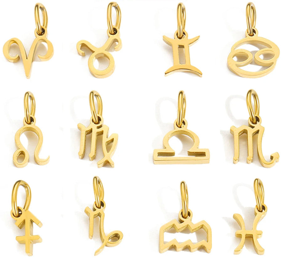 Zodiac sign charm