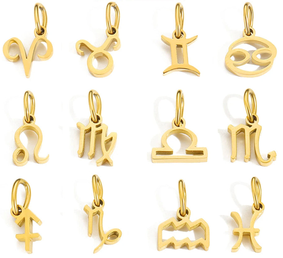 Zodiac sign charm