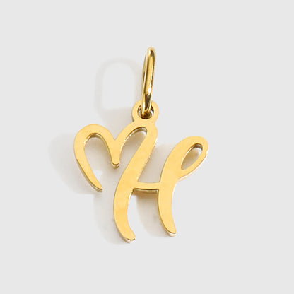 Herzbuchstaben Charm