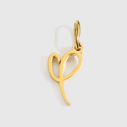 Herzbuchstaben Charm