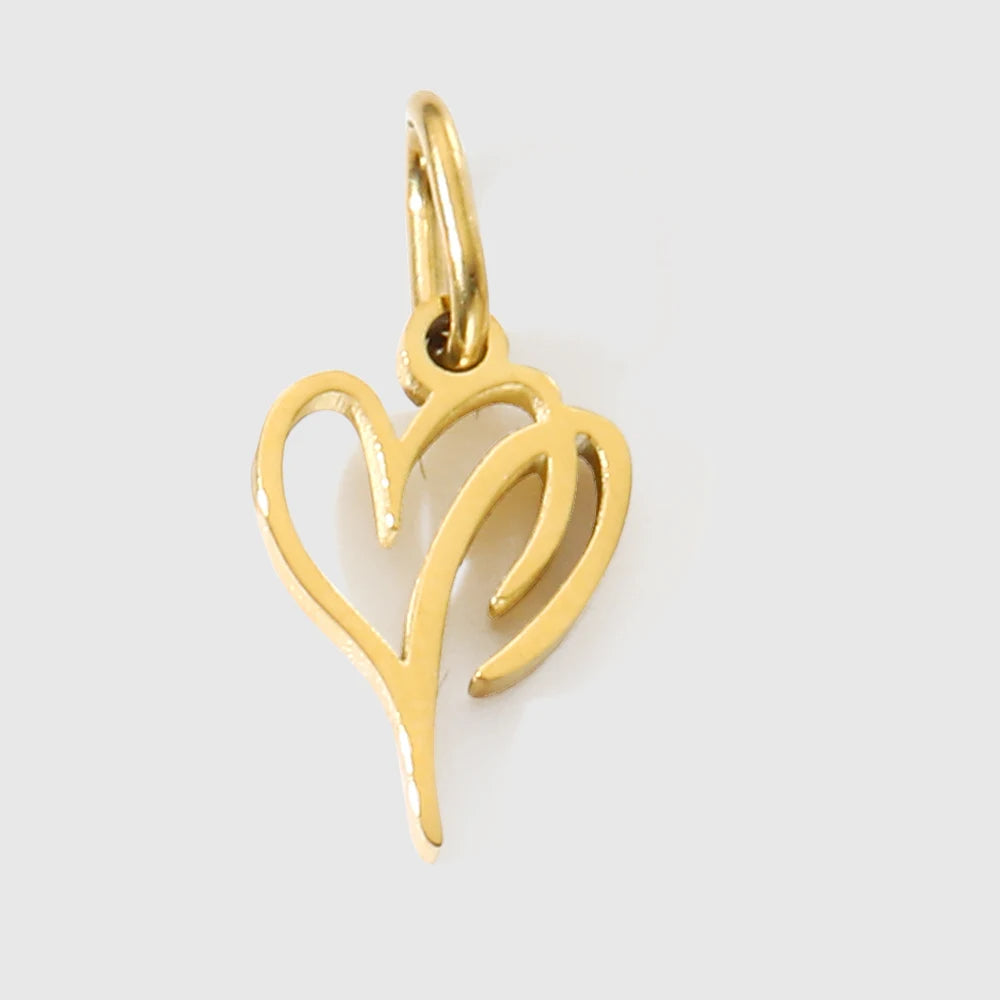 Herzbuchstaben Charm
