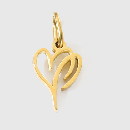 Herzbuchstaben Charm