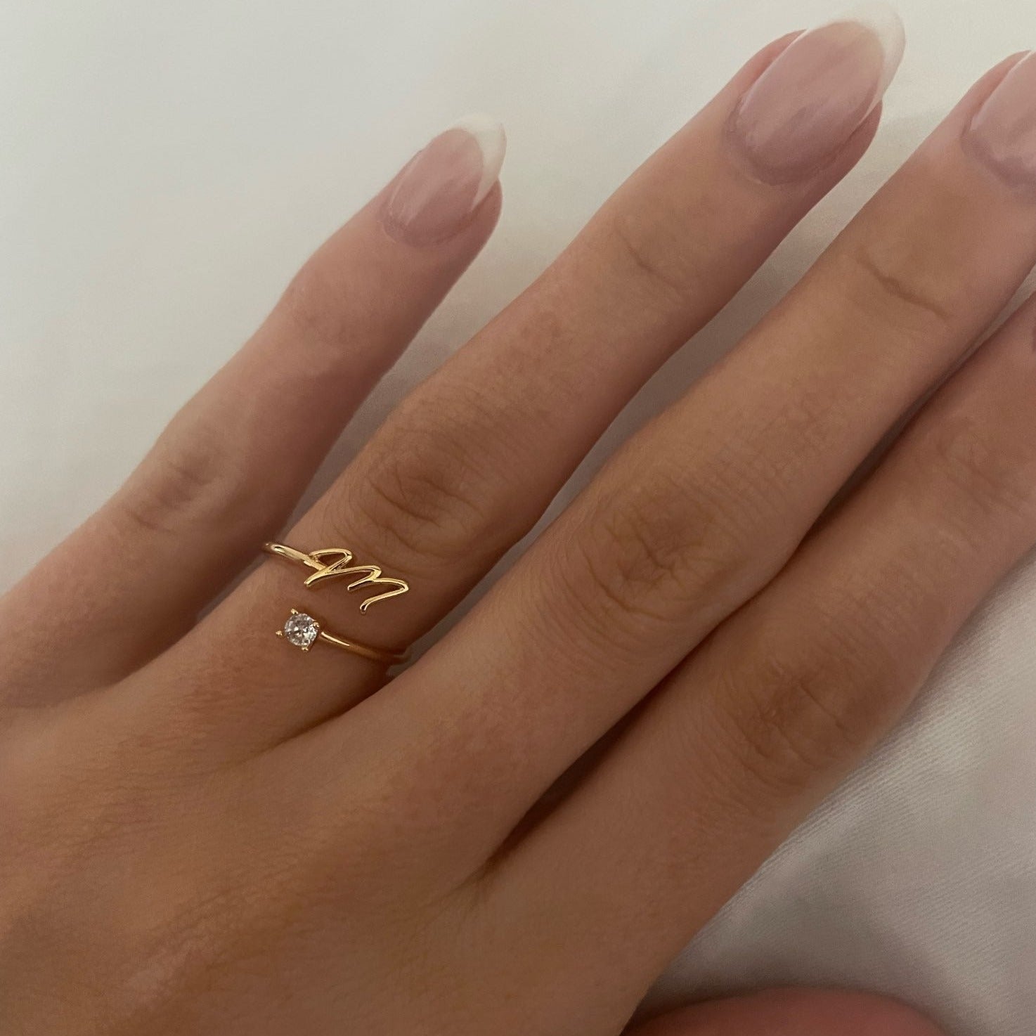 Monogramm Ring