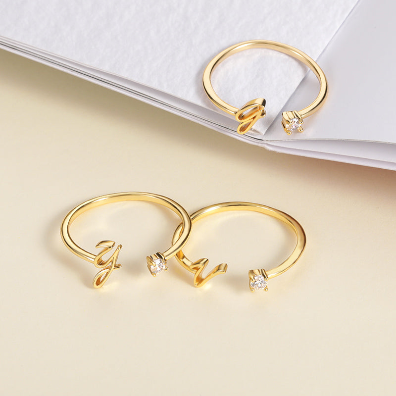 Monogramm Ring