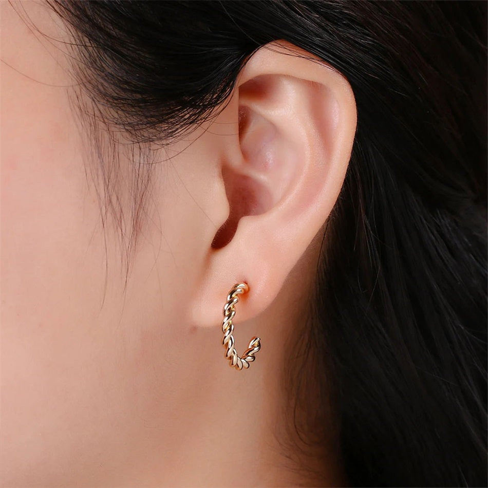 ROPE Hoop Earrings