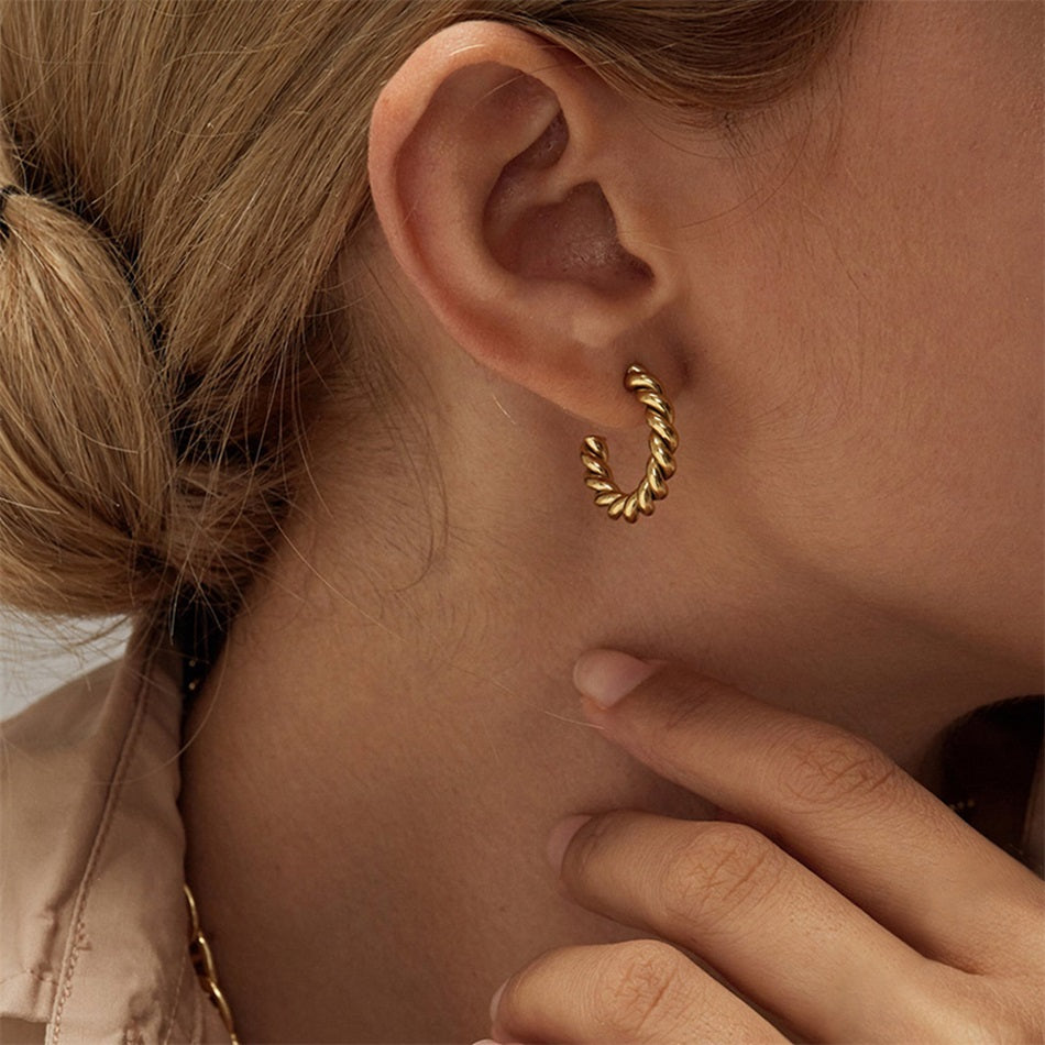 ROPE Hoop Earrings