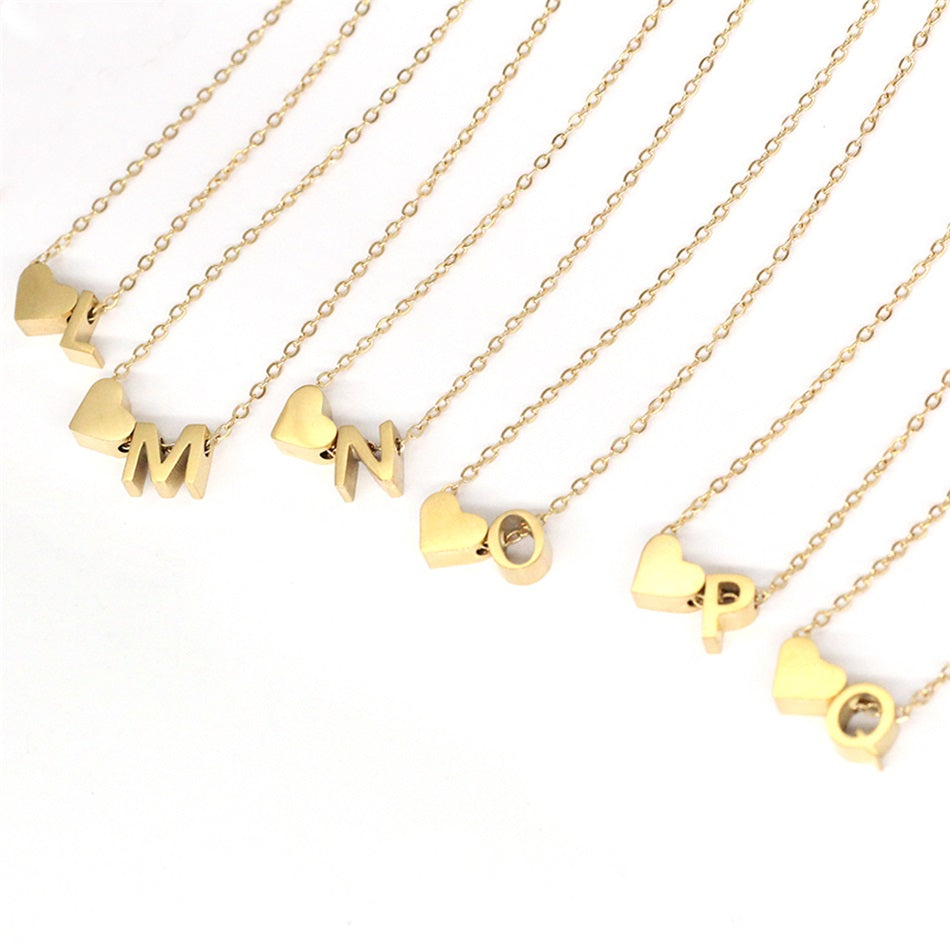 Herz Buchstaben Kette
