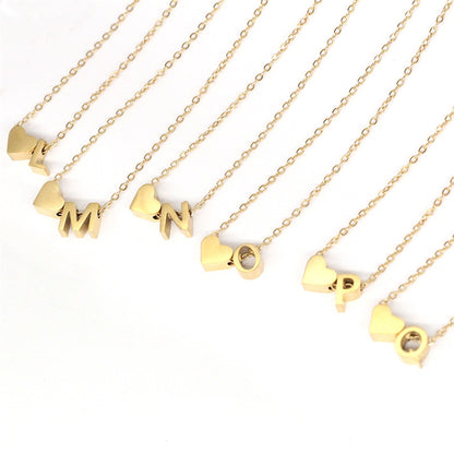 Herz Buchstaben Kette