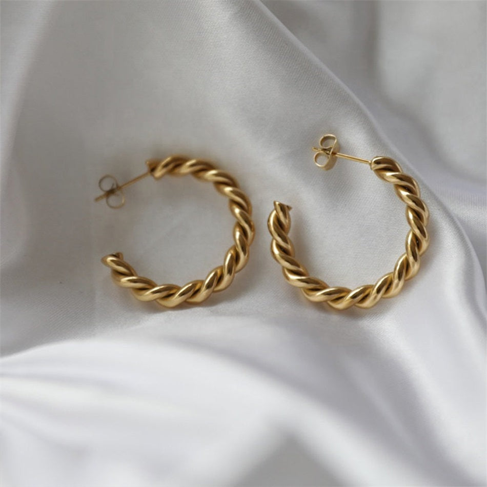 ROPE Hoop Earrings